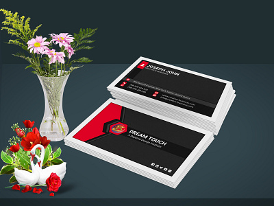 Professional business card design stationery design