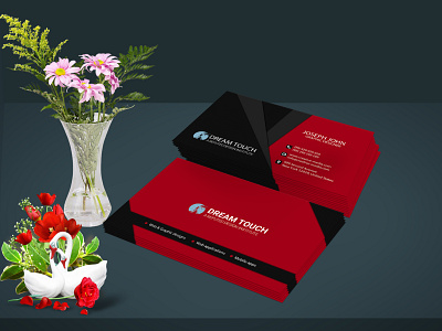 Modern business card design stationery design