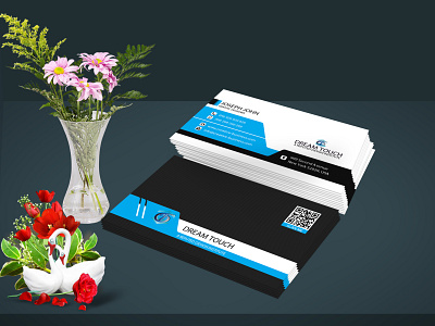 Modern business card design stationery design