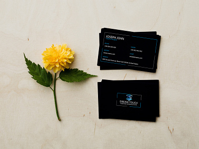 Modern elegant business card design stationery design