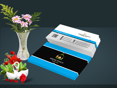 Modern business card design stationery design