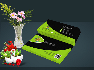 Modern business card design stationery design