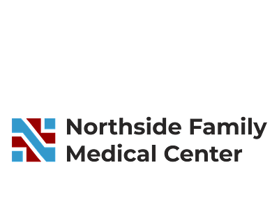 Northside Family Medical Center Logo aid branding color cross doctor doctor design graphic design hospital logo logo design medic medical medical logo medicine nurse