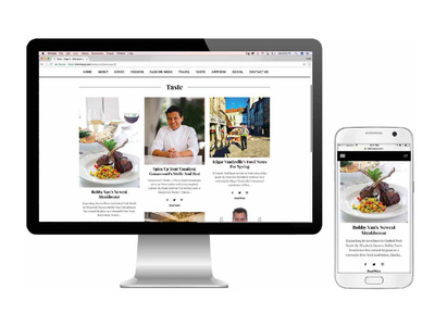 Metropolitan Magazine digital design food magazine magazine website wordpress