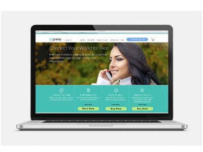 Primo communication landingpage phone