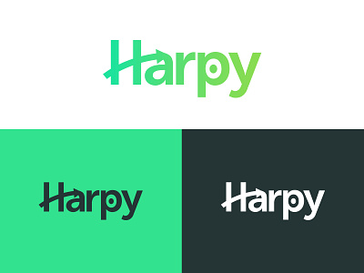 Harpy branding design graphic design illustration logo typography