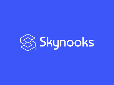 Skynooks brand identity branding design graphic design logo typography