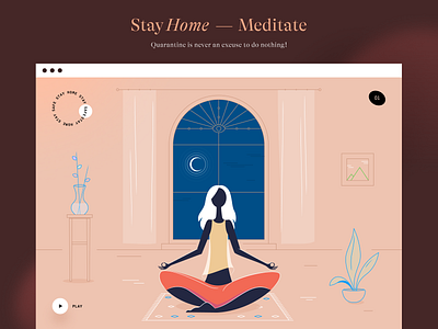 Stay Home — Meditate