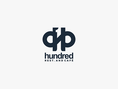 Hundred Rest And Cafe Logo Design