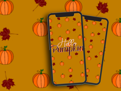 Hello Pumpkin Fall Wallpaper