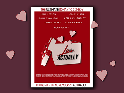 Love Actually Movie Poster Redesign
