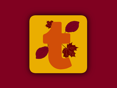 Tumblr Icon Redesign app branding design graphic design icon logo