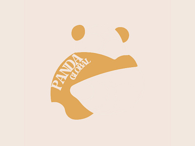 Panda Global Logo branding design graphic design illustration logo typography ui ux vector wallpaper