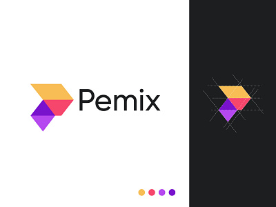 Pemix logo design