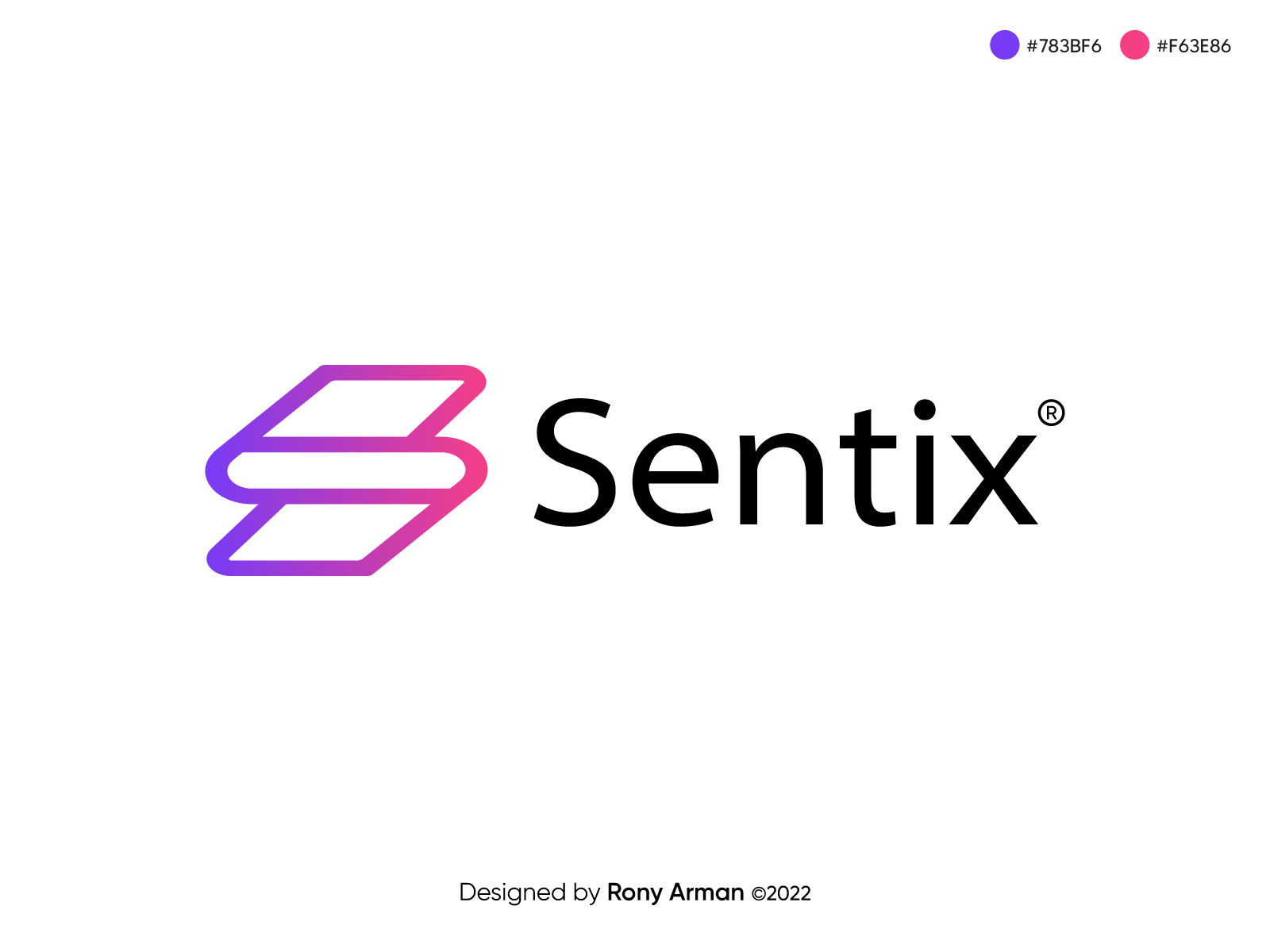 Sentix logo by Rony Arman on Dribbble