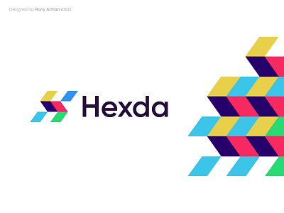 Hexda logo a b c d e f g h i j k l m n o p b c f h i j k m p q r u v w y z brand identity branding business logo conceptual logo logo logo design logo designer logos modern logo popular logo professional logo visual identity visual identity designer