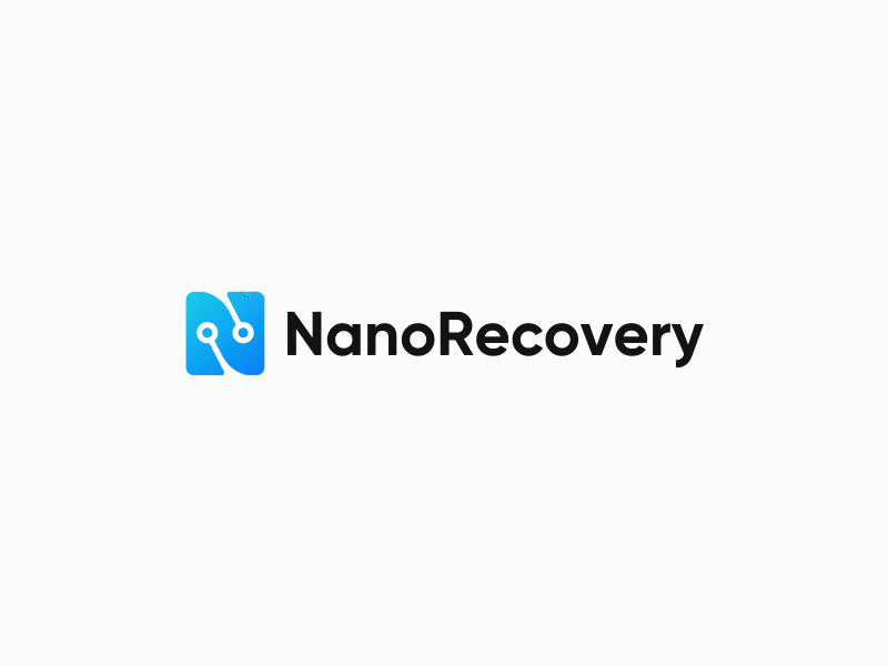 NanoRecovery Logo Animation 2d after animation effects graphic design graphics icon logo motion motion graphics