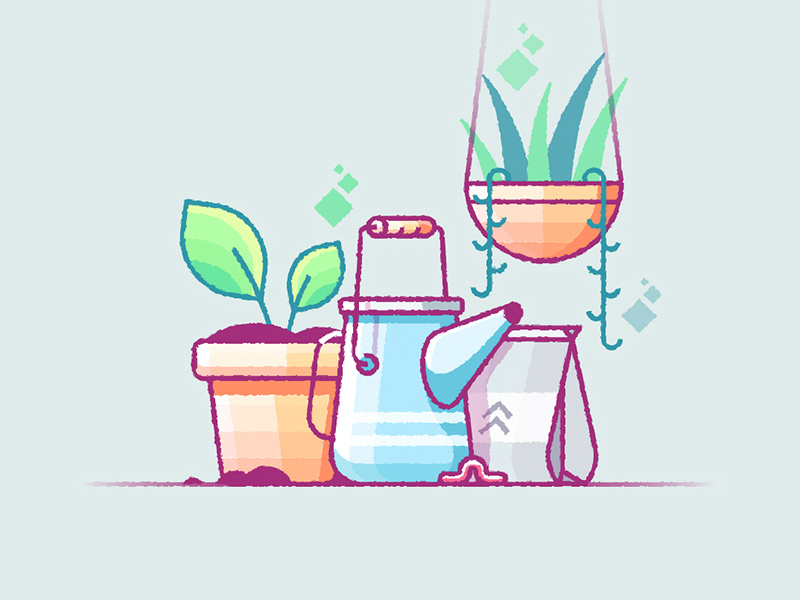 Mini garden by Sahil Sadigov on Dribbble