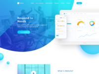 Survey Service Landing Page by Sahil Sadigov on Dribbble