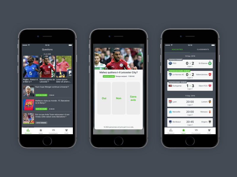 Football App by Khaled Islam Bouya on Dribbble