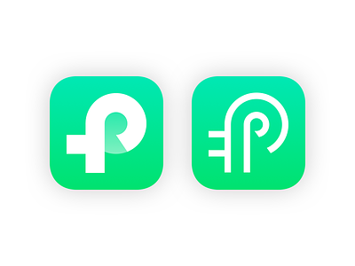 App Identity Proposal app icon gradient icon logo monogram pictogram road ui