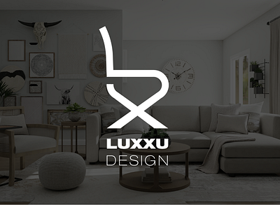 Logo design for luxxu design-furniture and interior decoration graphic design logo