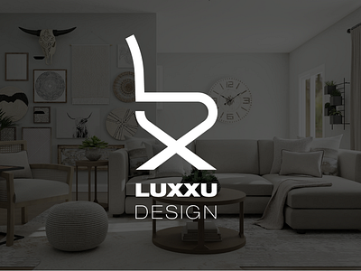 Logo design for luxxu design-furniture and interior decoration