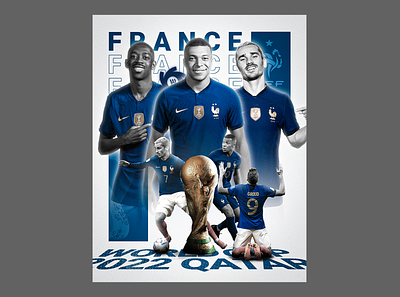 France Poster design france graphic graphic design graphicdesigner mbappe photomontage poster soccer پوستر گرافیک گرافیک دیزاین گرافیک دیزاینر