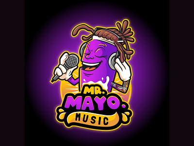 Mr. Mayo Music Logo Mascot Design