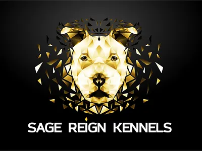 Sage Reign Kennels Logo 3 Designed By alinaqidesigner 3d animal branding custom logo design doglover dogoftheday dogs dogstagram geometric geometric wolf graphic design illustration instadog logo logo maker pet petstagram puppylove ui