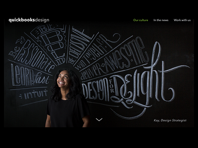 QuickBooks Design Values Mural chalk chalk lettering handletter handlettered handlettering lettering mural