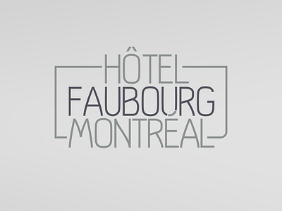 Hotel Faubourg Montreal hotel logo