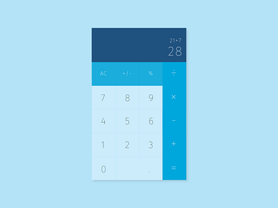 Daily UI Challenges - Calculator