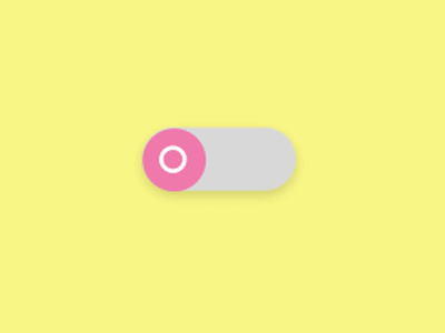 Daily UI - On and Off animation dailyui design flat illustration onandoff toggle ui vector