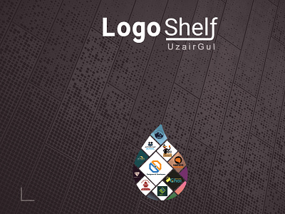 Logo shelf by uzair art branding creative graphic design logo logo portfolio mockup portfolio