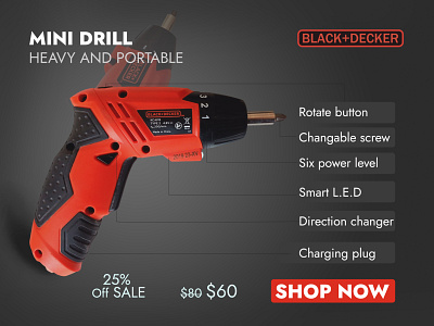 MINI DRILL INFOGRAPH ads design infographic infographic design mini drill