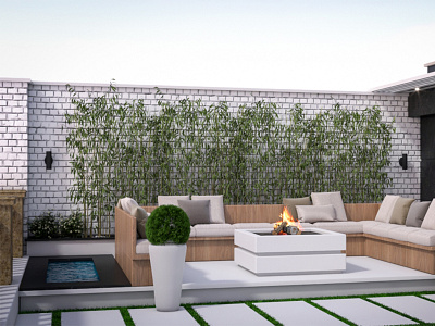 3D Exterior- Roofgarden 01 3d 3d design exterior exterior design roofgarden