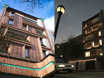 3D Exterior-Facade Design 3d design 3d render exterior exterior design