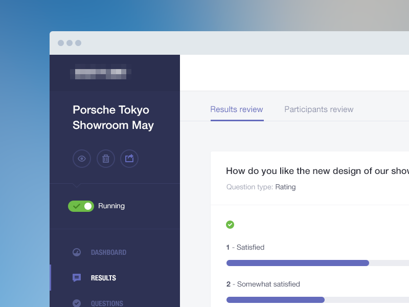 Survey Dashboard Wip By Frantisek Kusovsky Dribbble Dribbble