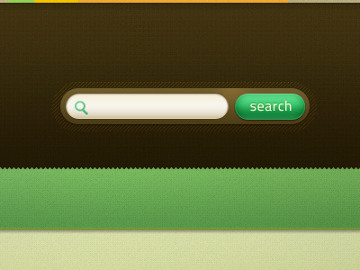 Search bar brown gradient green search texture web website