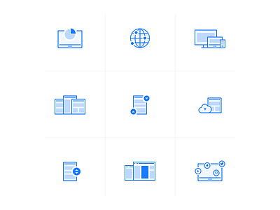 simple icons [wip] features flat icon illustration interface simple ui web website