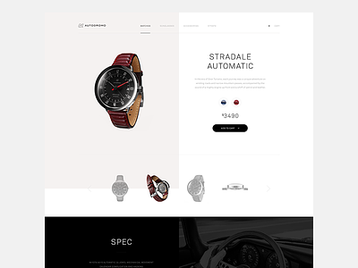 Product Preview [wip] commerce detail eshop light product simple theme typography watch web website