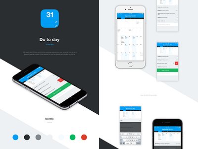 Do To Day app app interface ios iphone list management mobile phone todo ui