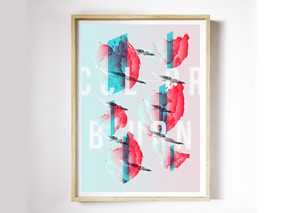 (='X'=) abstract adobe color gradient illustrator poster print shapes wall