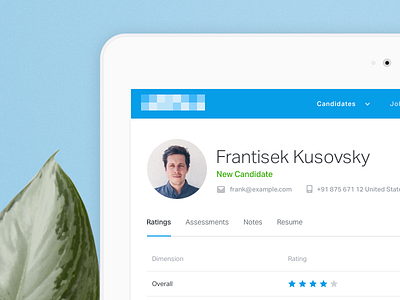 Dashboard ...with a flower by Frantisek Kusovsky on Dribbble