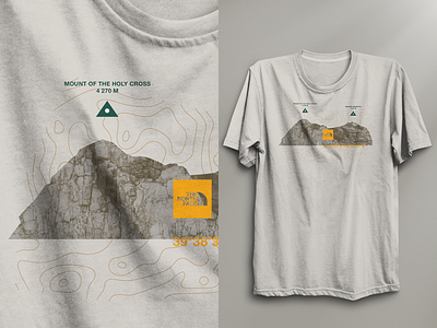 v2 – Colorado / Vail apparel branding face hiking map mountains north outdoor shirt swag texture tshirt