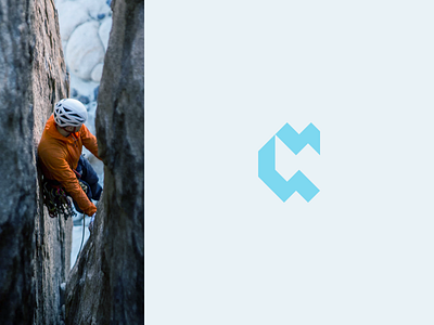 Climbing Mark [wip] apparel brand branding climbing identity logo mark mountains outdoor sport symbol