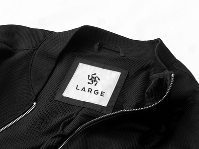 LARGE Clothing Brand apparel brand brand visual brandidentity branding cloth clothing brand design graphic design logo logo design logos typography