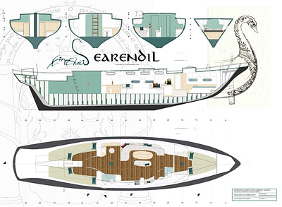 yacht plans autocad concept design interior interior architecture lord of the rings photoshop