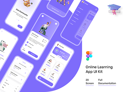 Online Learning App UI